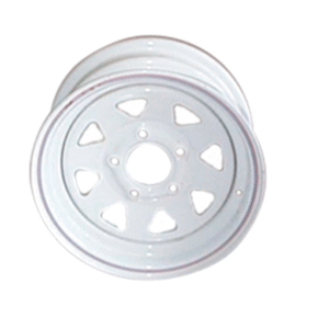 Rin de 16" x 6" en 6 birlos blanco